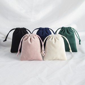 ถุงผ้ากำมะหยี่แบบมีเชือกผูก ขนาด 15x20 ซม. 13x15 ซม. สำหรับเก็บเครื่องประดับ นาฬิกา แว่นตา ป้องกันฝุ่นละออง - Product Image 1