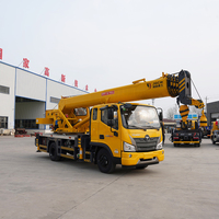 Livraison Rapide Grue sur Camion FOTON à Flèche Télescopique 10 Tonnes, Équipement de Levage Monté sur Camion, Prix Bas