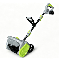 Déneigeuse électrique sans fil 40V, sans balais, monophasée, à batterie, 2 vitesses, 2480 tr/min, légère, pour usage résidentiel et terrasses