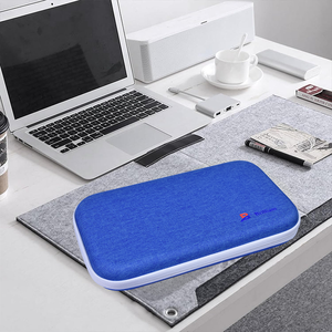 Rực rỡ chống sốc không thấm nước Eva trường hợp khó khăn cơ khí bàn phím chống bụi lưu trữ di động hộp xử lý chơi game màu đen 4 cắm trại - Product Image 4