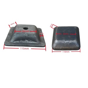 רגלי משטחים מפלדה מגולוונת ניתנות להסרה ODM/OEM עבור מתקני אחסון מתכת עם קיבולת של 3000 ק\"ג - Product Image 3