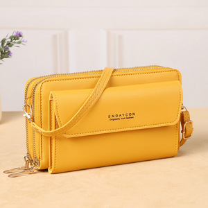 I-0572 Wholesale Handbags Women's <b>Crossbody</b> <b>Bag</b> Fashion Shoulder <b>Bag</b> for Women Girls <b>Double</b> Zipper Mobile <b>Bag</b> Wallet - Product Image 3