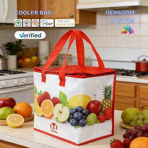 Sac isotherme réutilisable pour courses Huahao, résistant, personnalisable avec logo, écologique, pour légumes - Product Image 1