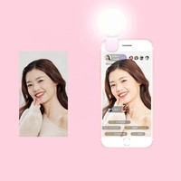 Mini éclairage annulaire LED, Rechargeable, pour Selfie, Smartphone, vente en gros, prix d'usine
