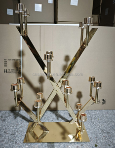 SMOOTH Wholesale Wedding Table Centerpiece Decoration Mental <strong>Gold</strong> <strong>Candle</strong> Holder <strong>Candle</strong> <strong>Stick</strong> for Wedding Table - Product Image 6