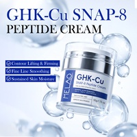 Crème pour le visage au peptide de cuivre GHK-Cu, crème raffermissante anti-âge SNAP-8, 1,76 oz, ergothionéine, hydratant pour femmes, crème hydratante au peptide
