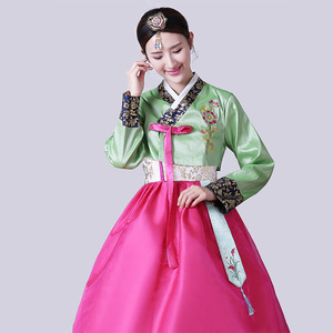 Vestido Hanbok Coreano para Mujer, Traje Tradicional Antiguo para Danza Escénica, Vestido <span class=keywords><strong>de</strong></span> <span class=keywords><strong>Palacio</strong></span> Coreano para Boda, Ropa <span class=keywords><strong>de</strong></span> Danza Nacional - Product Image 2