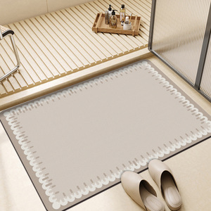Alfombra de Baño de Tierra de Diatomeas Yongjin, 38x58cm, 48x78cm, 58x88cm, Diseño Geométrico, Absorbente, de Secado Rápido - Product Image 2