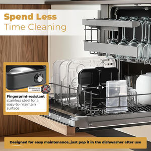 Cuiseur à œufs électrique automatique compact en acier inoxydable, cuiseur à œufs vapeur pour restaurant, pour usage domestique - Product Image 5