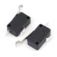 Microinterruptor Mini SPST NO, Botón Pulsador Simulado, Interruptor de Límite de Circuito SPDT con Émbolo de Plástico, Fabricado en China