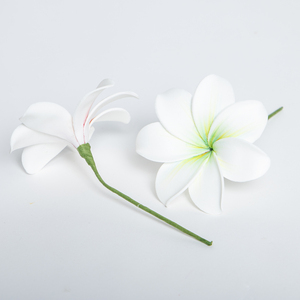 <span class=keywords><strong>Fleur</strong></span> <span class=keywords><strong>artificielle</strong></span> LUYI en mousse EVA, Plumeria Tiare <span class=keywords><strong>de</strong></span> Tahiti avec perle blanche, pour cheveux ou oreilles - Product Image 5