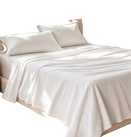 Ensemble de housse de couette en fibre de bambou 100% premium, tissage satiné, 400TC, certifié Oeko-Tex, taille Queen, ensemble de literie quatre pièces