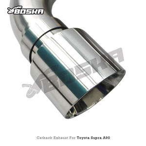 Tubo de Escape Automotriz de 1.5MM para Toyota <span class=keywords><strong>Supra</strong></span> GR A90/A91 MK4/MK5 3.0T 2020-2023, Silenciador Catback Deportivo con Válvulas y Puntas Cromadas - Product Image 5