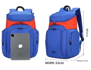 Sac à dos de sport tendance style américain pour l'entraînement, le basketball, le football, le fitness, avec logo personnalisé pour l'école et l'équipe - Product Image 3
