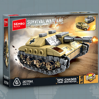 Juegos de bloques de construcción de plástico personalizables, gránulos pequeños/grandes, juguetes de construcción a escala 1:72 para niños, supervivencia, temática de guerra