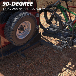 Adaptateur d'<span class=keywords><strong>attelage</strong></span> de bras oscillant à 90 degrés pour récepteur de 2 pouces Capacité de poids de 320 lb Porte-vélo Swing Away Porte-vélo monté sur <span class=keywords><strong>attelage</strong></span> - Product Image 6