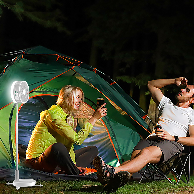 Заводской USB Аккумуляторный Телескопический Домашний напольный вентилятор с регулируемой высотой