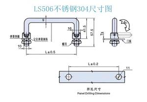 304 Stainless Steel Carbon Steel Rotatable Folding <b>Cabinet</b> <b>Handle</b> for Kitchen & Hotel Use Durable Easy Installation - Product Image 2