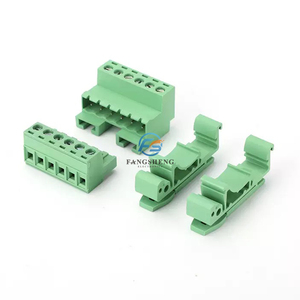 2EDG-<span class=keywords><strong>UKR</strong></span>-5.08 Bornier sans soudure monté sur rail DIN avec clips de 35mm et carte d'amarrage Série <span class=keywords><strong>UKR</strong></span> pour connexion PCB 2 3P - Product Image 3