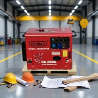 CXTX- Leistungsstarker 10kW Geräuscharmer Dieselgenerator Schallgedämpft Tragbar Einphasig 380V AC Automatischer Start Offener Rahmen 50/60Hz