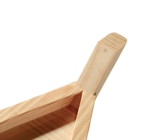 Bateau à sushi en bois de bambou naturel avec logo personnalisé, 150 cm, pour restaurant de fruits de mer, certifié LFGB, OEM, ODM, vente en gros