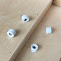 Pièces de skateboard CNC, roues de fingerboard en TPU, dureté 64D, haute vitesse, légères, roulements durables, 4 options de couleurs