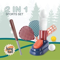 Lanceur de balles pour garçons, Machine de Baseball, de Tennis et d'entraînement, jouet de Sport en plein air, été, 2 en 1