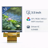 Module d'écran Dasplay IPS 320*480 SPI/RGB/MCU/MIPI 3.5 pouces Tft Lcd hdmi