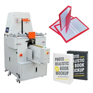 Automatic Hardcover Casing-in PLC Machine Notebook Album Photo Hard Cover Glue Sweep Lining Book Making Machine
