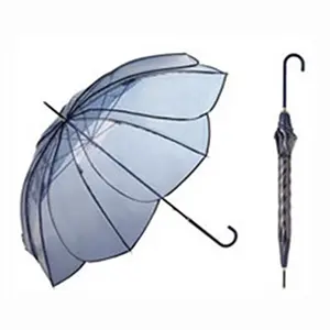 Cắm Trại phụ kiện Windproof mưa không thấm nước dùng một lần ô dù với, biểu tượng tùy chỉnh ô dù bãi biển/