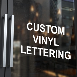 Autocollants en vinyle imperméables personnalisés pour vitrine de magasin, <span class=keywords><strong>porte</strong></span>, avec logo, nom, heure, lettres, pour décoration intérieure et extérieure - Product Image 2