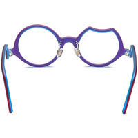 Monture de lunettes Borregls en acétate mat pour femme, nouvelle collection 2026, lunettes de vue rétro irrégulières de haute qualité, monture optique homme 19285