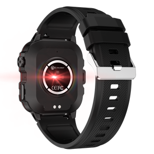 Reloj Inteligente QX11 de 1.96 Pulgadas, Reloj Deportivo con Batería Grande de 420 mAh, BLE 5.2, Llamadas Telefónicas, Monitor de Sueño, Monitor de Frecuencia Cardíaca, Reproductor de Música, IP67 - Product Image 2