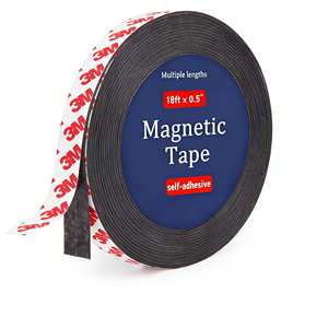 Ruban magnétique de 15 <span class=keywords><strong>pieds</strong></span>, rouleau de ruban magnétique avec support adhésif puissant 3M, parfait pour les projets artistiques DIY et les tableaux blancs - Product Image 6