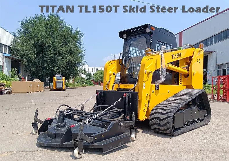 TITAN 103HP multifunzione Skid Steer Crawler Loader TL150 con buona qualità