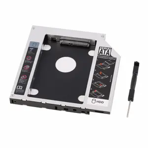 Universal SATA zu SATA 2nd HDD Caddy 12.7mm For 2.5 "SSD Case Hard Disk Drive Enclosure für Laptop ODD Optibay Optical Bay