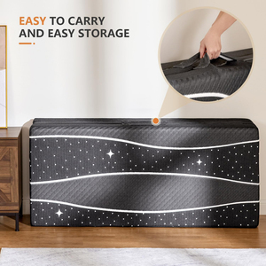 <span class=keywords><strong>Matelas</strong></span> pliable à trois volets, mousse double couche de 4 pouces, housse en microfibre lavable, adapté au camping, aux camping-cars et à un usage domestique - Product Image 4