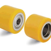 Top ventes roulement à noyau en acier robuste roue d'entraînement chariot industriel avec PU roue polyuréthane enduit roulette roulette