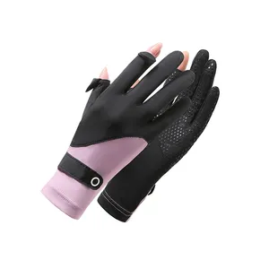 Summer Women Non-Slip UV Resistant Lightweight Breathable Sun Protection Gloves for Driving Cycling Traveling essentials