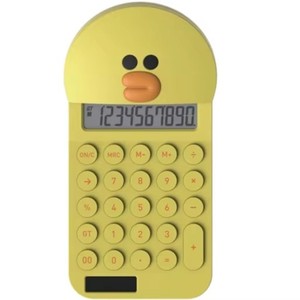 Calculadora Solar con Diseño <span class=keywords><strong>de</strong></span> Pato Amarillo, Pantalla Grande <span class=keywords><strong>de</strong></span> 10 Dígitos, Calculadora Portátil para Estudiantes <span class=keywords><strong>y</strong></span> Oficina, Venta al Por Mayor - Product Image 1