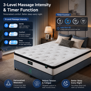 Matelas intelligent réglable OEM ODM avec airbag, contrôle via application Tuya, ressorts ensachés, soutien lombaire, fournisseur de lits intelligents pour hôtels AS-SM03-120 - Product Image 5