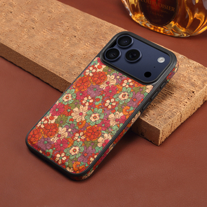 Étui de téléphone antichoc imprimé Denior Cork avec chargement magnétique sans fil, compatible avec les séries <span class=keywords><strong>Apple</strong></span> 17/16/15/14/13/<span class=keywords><strong>12</strong></span> - Product Image 2