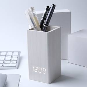 و ساعات طاولة خشبية ديكور أنبوب Nixie اليابانية - Product Image 5