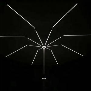 GLOBAL TENT <span class=keywords><strong>Parapluie</strong></span> parasol en porte-à-faux pour l'extérieur avec éclairage bicolore et panneau solaire LED - Product Image 4