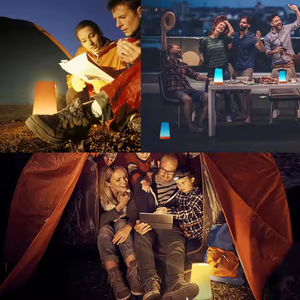 <b>Table</b> Lamp <b>Bedside</b> Lamp for Bedroom 13 Color Changing Touch Night Light RGB Remote Dimmable USB Rechargeable Portable Room Light - Product Image 6