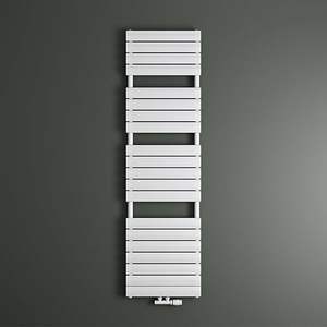 <span class=keywords><strong>Radiador</strong></span> de Baño para Toallas, Agua Caliente, Acero Suave, Diseño Moderno, 100x60cm, Blanco, Conexión Lateral Central, Accesorio de Baño para Hotel - Product Image 2