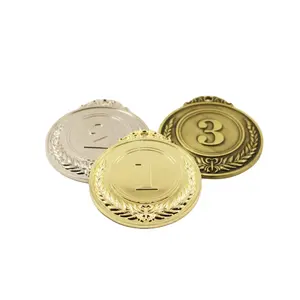 China suppliers custom lanyard zinc alloy die casting plate gold silver bronze antique laser OEM 3D logo blank medal