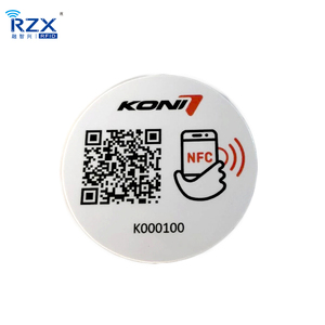 Không thấm nước RFID 13.56Mhz NFC <span class=keywords><strong>tag</strong></span>/Sticker/nhãn có thể in kích thước tùy chỉnh để xem xét liên kết chia sẻ với mã <span class=keywords><strong>QR</strong></span> - Product Image 5