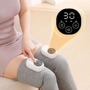 Mesin Pijat Kaki dan Betis dengan Tekanan Udara, Getaran, dan Pemanas LED Elektrik untuk Terapi Kaki. - Product Image 4