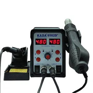 KADA 8582D + ferramenta de manutenção de estação de solda com pistola de ar quente de temperatura ajustável de alta qualidade